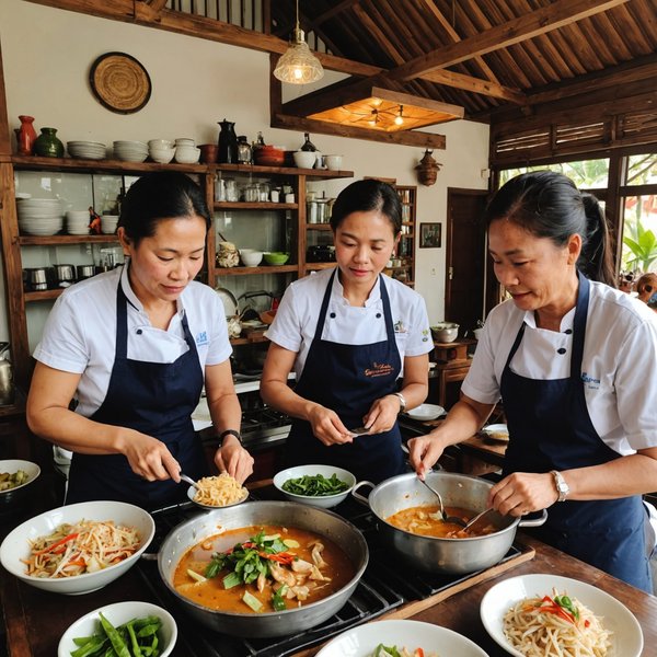 Où trouver des cours de cuisine thaïlandaise authentique à Chiang Mai?