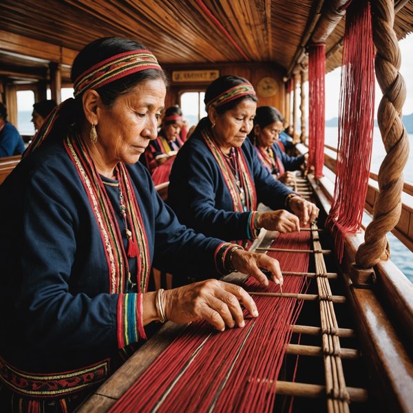 Quelles croisières permettent de découvrir les traditions de tissage en Amérique du Sud?